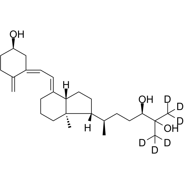 3-epi-24R 25-Dihydroxy Vitamin D3-d6 Chemical Structure 3-epi-24R 25-Dihydroxy Vitamin D3-d6