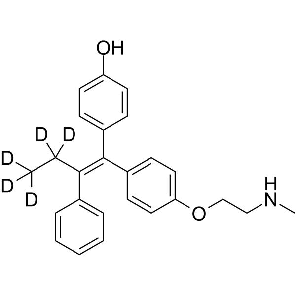 Endoxifen-d5 Chemical Structure Endoxifen-d5