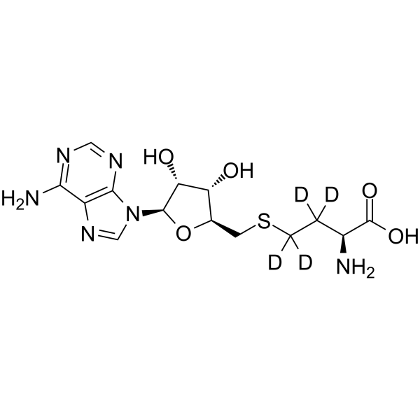 SAH-d4 Chemical Structure SAH-d4(Synonyms: SAH (S-Adenosylhomocysteine)-d4)