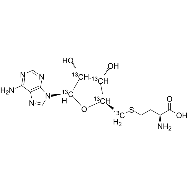 SAH-13C5 Chemical Structure SAH-13C5(Synonyms: SAH (S-Adenosylhomocysteine)-13C5)