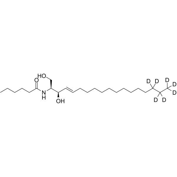 Ceramide C6-d7 Chemical Structure Ceramide C6-d7
