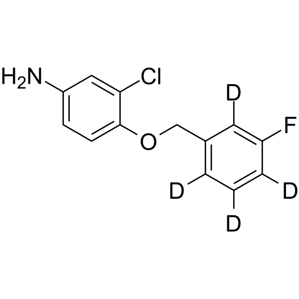 Lapatinib impurity 18-d4 Chemical Structure Lapatinib impurity 18-d4