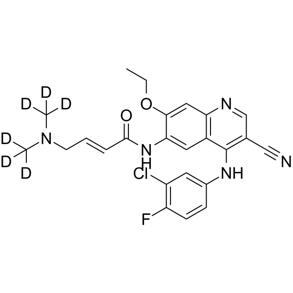 Pelitinib-d6 Chemical Structure Pelitinib-d6(Synonyms: 培利替尼 d6)