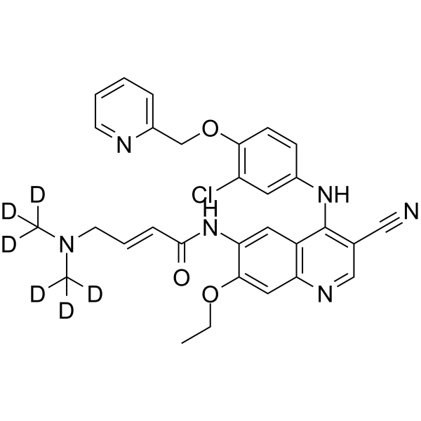 Neratinib-d6 Chemical Structure Neratinib-d6(Synonyms: 来那替尼 d6)
