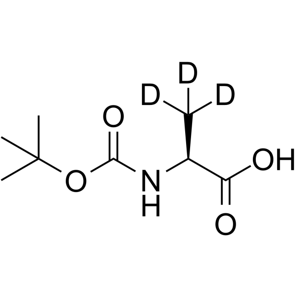 Boc-L-Ala-OH-d3 Chemical Structure Boc-L-Ala-OH-d3