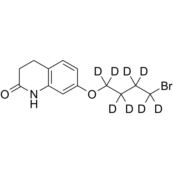 7-(4-Bromobutoxy)-3,4-dihydro-2(1H)-quinolinone-d8 Chemical Structure 7-(4-Bromobutoxy)-3,4-dihydro-2(1H)-quinolinone-d8