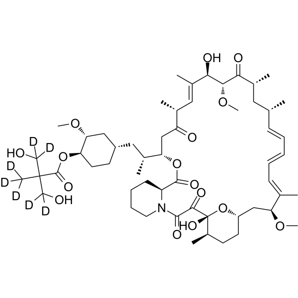 Temsirolimus-d7 Chemical Structure Temsirolimus-d7(Synonyms: CCI-779-d7)