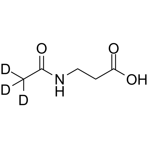 N-Acetyl-b-alanine-d3 Chemical Structure N-Acetyl-b-alanine-d3