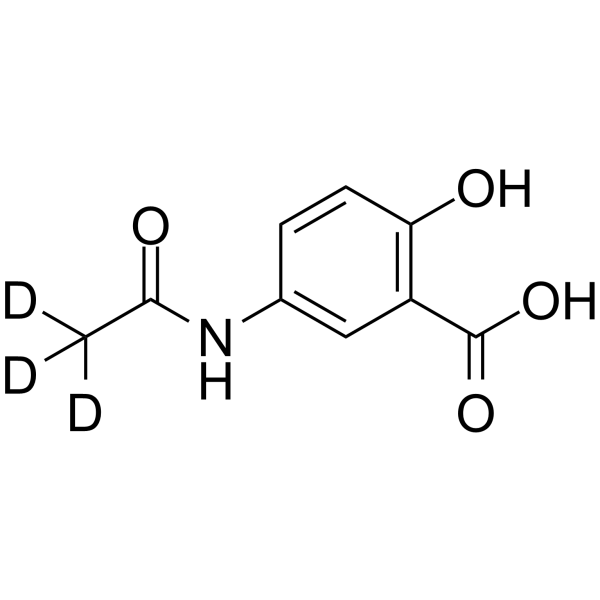 N-Acetyl mesalazine-d3 Chemical Structure N-Acetyl mesalazine-d3