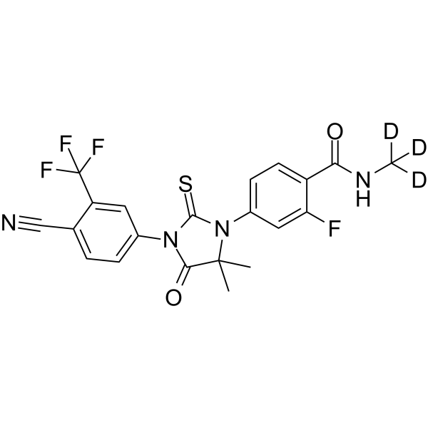 Enzalutamide-d3 Chemical Structure Enzalutamide-d3(Synonyms: MDV3100-d3)