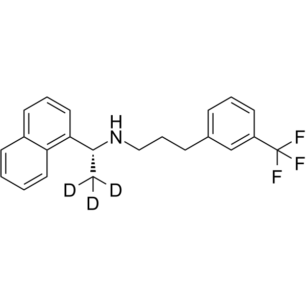 Cinacalcet-D3 Chemical Structure Cinacalcet-D3(Synonyms: AMG 073-D3)