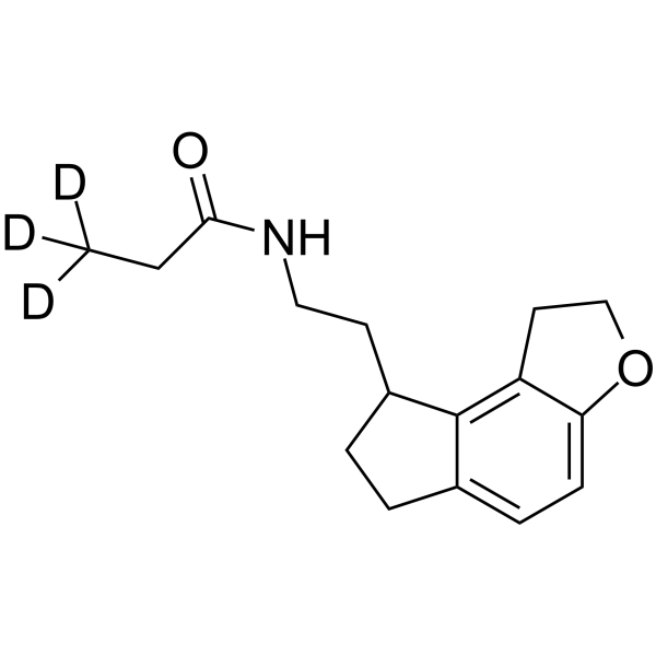 (Rac)-Remelteon-d3 Chemical Structure (Rac)-Remelteon-d3