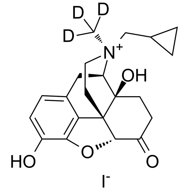 Methylnaltrexone-d3 iodide Chemical Structure Methylnaltrexone-d3 iodide(Synonyms: Naltrexonium methiodide-d3 iodide)