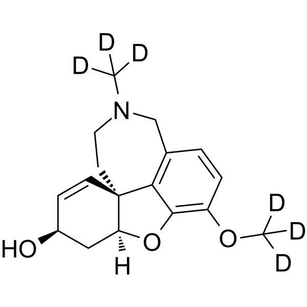 Galanthamine-d6 Chemical Structure Galanthamine-d6(Synonyms: 加兰他敏 d6)