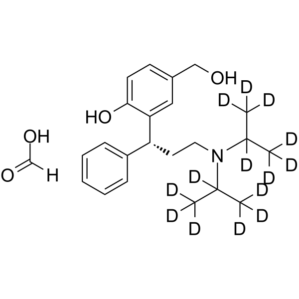 5-Hydroxymethyl Tolterodine-d14 (formate)