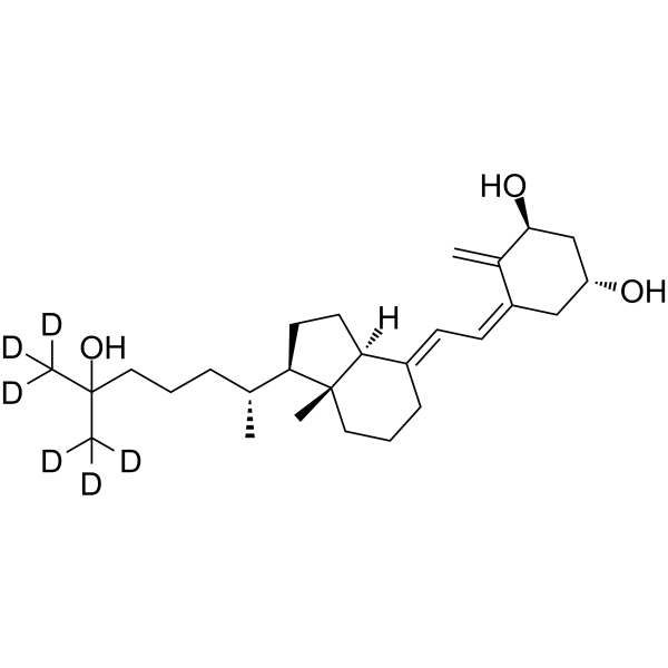 Calcitriol-d6 Chemical Structure Calcitriol-d6(Synonyms: 骨化三醇 D6)