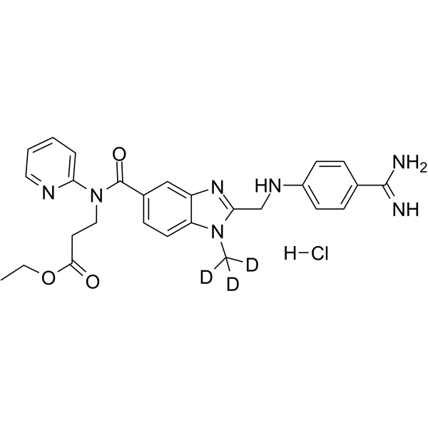 Dabigatran ethyl ester-d3 hydrochloride