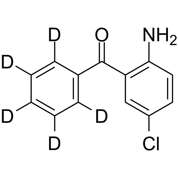 2-Amino-5-Chlorobenzophenone-d5 Chemical Structure 2-Amino-5-Chlorobenzophenone-d5