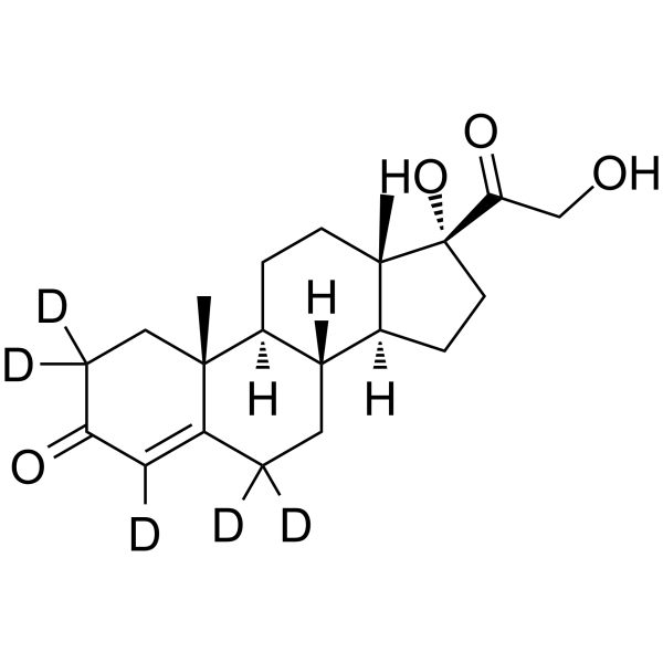 Cortodoxone-d5 Chemical Structure Cortodoxone-d5(Synonyms: 11-Deoxycortisol-d5; cortexolone-d5; Reichstein
