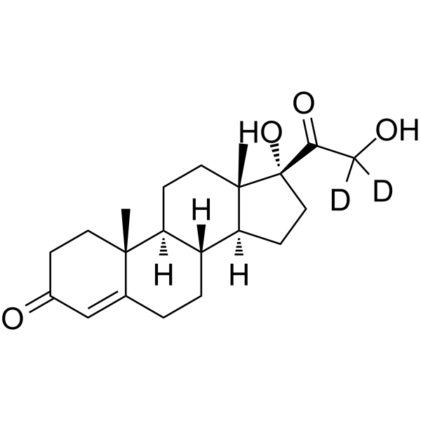 Cortodoxone-d2 Chemical Structure Cortodoxone-d2(Synonyms: 11-Deoxycortisol-d2; cortexolone-d2; Reichstein