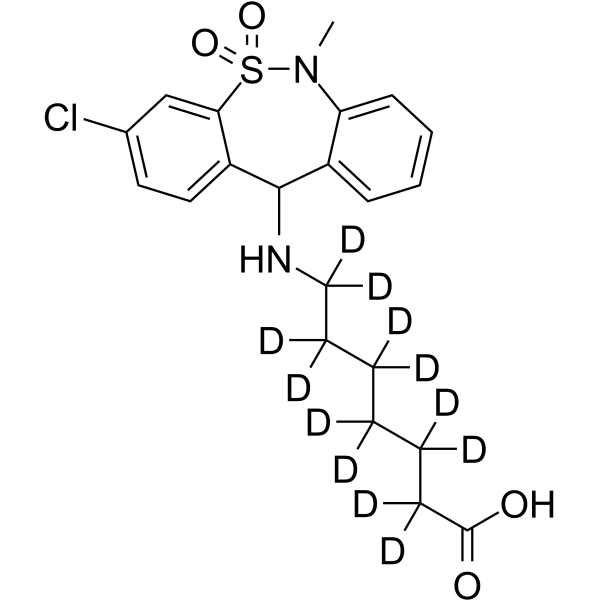 Tianeptine-d12(Synonyms: 噻奈普汀 d12)