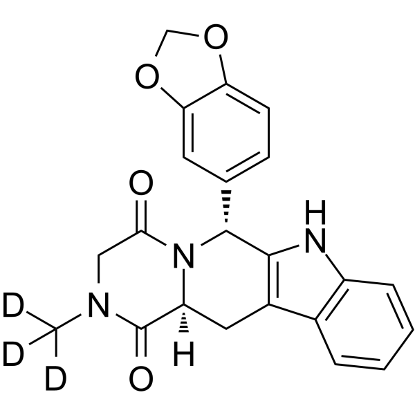 cis-Tadalafil-d3 Chemical Structure cis-Tadalafil-d3(Synonyms: cis-IC-351-d3)