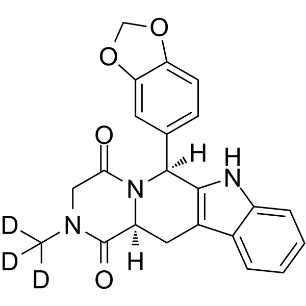 ent-Tadalafil-d3 Chemical Structure ent-Tadalafil-d3(Synonyms: ent-IC-351-d3)