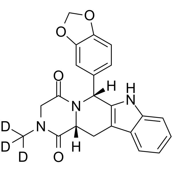 Tadalafil-d3 Chemical Structure Tadalafil-d3(Synonyms: IC-351-d3)