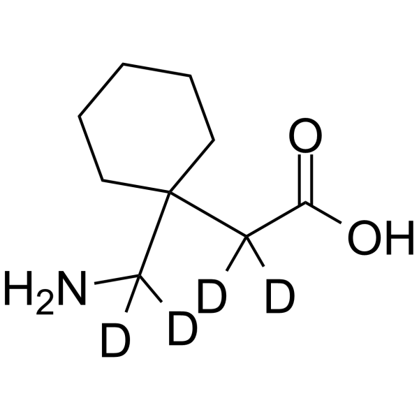 Gabapentin-d4 Chemical Structure Gabapentin-d4(Synonyms: 加巴喷丁 d4)