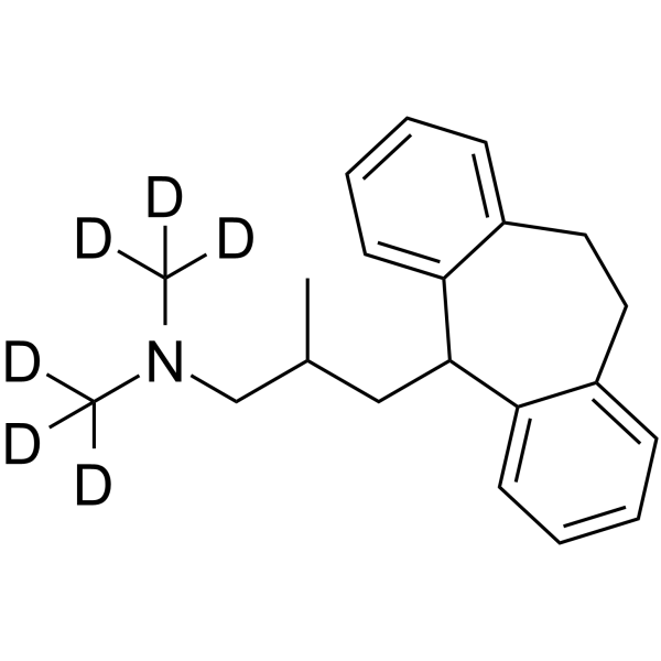Butriptyline-d6(Synonyms: Butriptylene-d6;  10,11-Dihydro-N,N,β-trimethyl-5H-dibenzo[ed]cycloheptene-5-propanamine-d6)