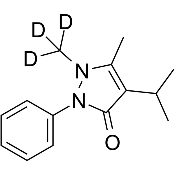 Propyphenazone-d3 Chemical Structure Propyphenazone-d3(Synonyms: 异丙安替比林 d3)