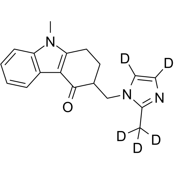 Ondansetron-d5 Chemical Structure Ondansetron-d5(Synonyms: GR 38032-d5; SN 307-d5)