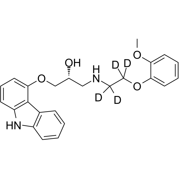 (R)-Carvedilol-d4(Synonyms: (R)-BM 14190-d4)