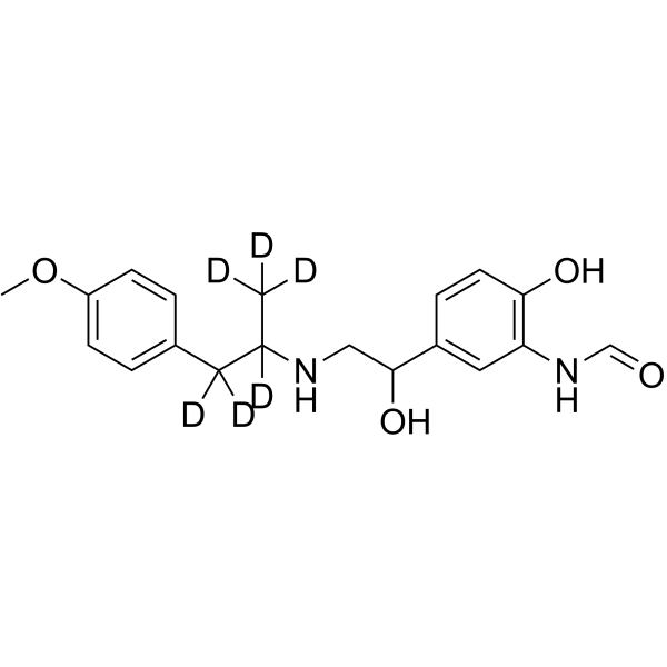 Formoterol-d6 Chemical Structure Formoterol-d6(Synonyms: (±)Formoterol-d6)