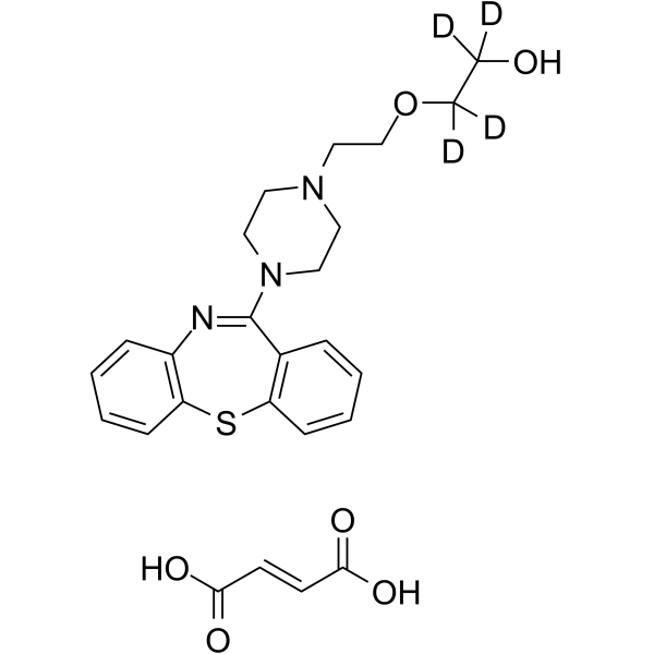 Quetiapine-d4 fumarate(Synonyms: 富马酸奎硫平 D4)