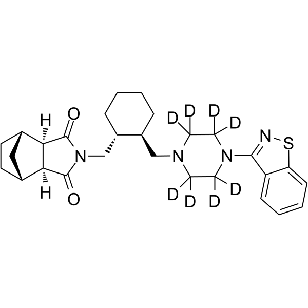 Lurasidone-d8 Chemical Structure Lurasidone-d8(Synonyms: SM-13496-d8)