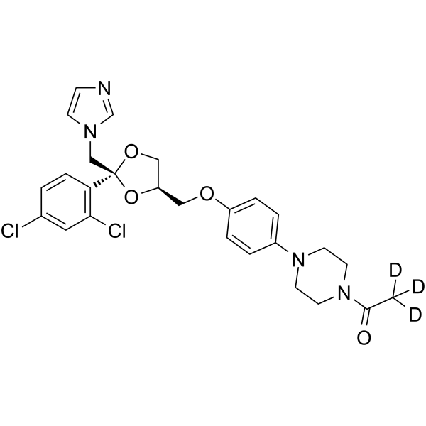 (-)-Ketoconazole-d3(Synonyms: (-)-Ketoconazol-d3;  (-)-R 41400-d3)