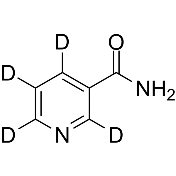 Nicotinamide-d4 Chemical Structure Nicotinamide-d4(Synonyms: Niacinamide-d4; Nicotinic acid amide-d4)