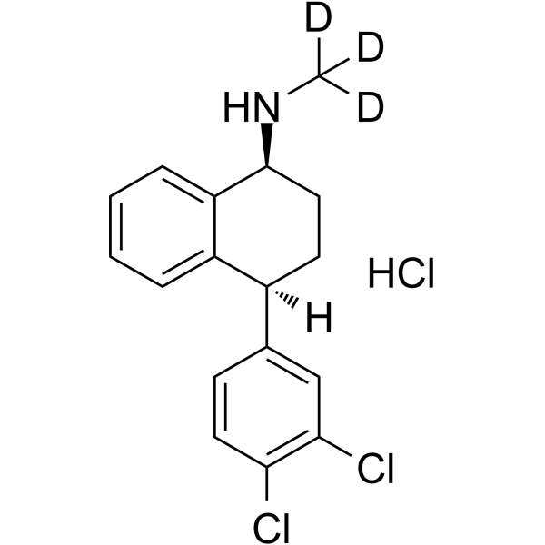 (±)-cis-Sertraline-d3 hydrochloride(Synonyms: 盐酸舍曲林 d3 (盐酸盐))