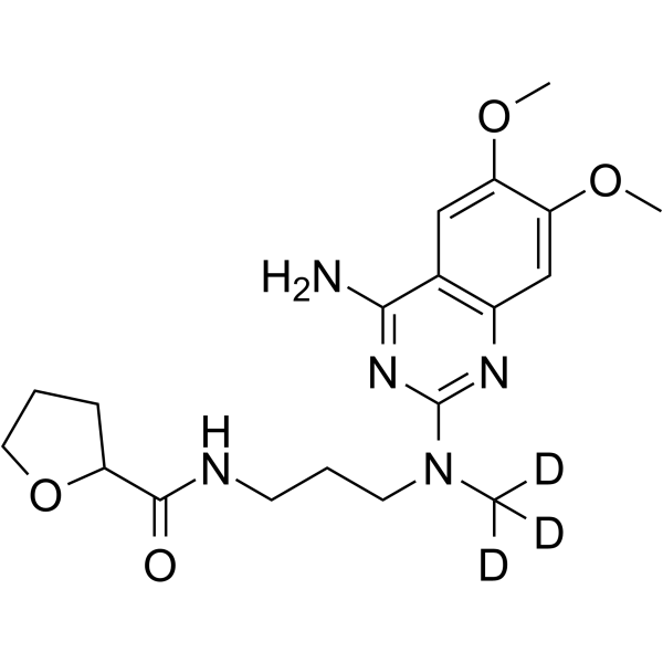 Alfuzosin-d3 Chemical Structure Alfuzosin-d3(Synonyms: SL 77499-d3)