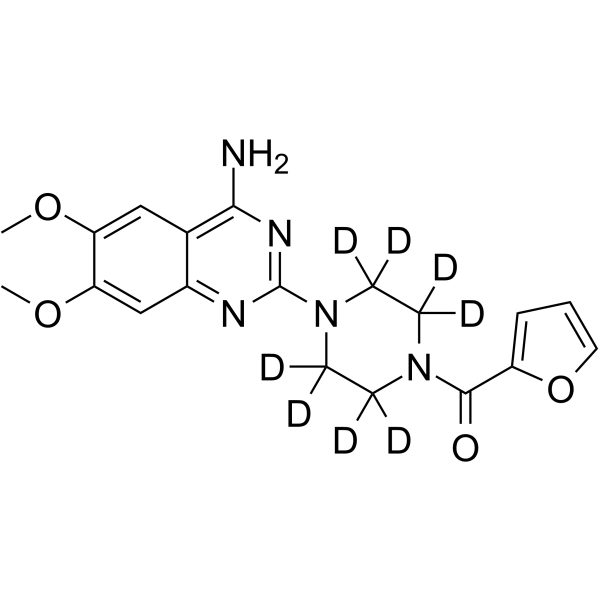 Prazosin-d8 Chemical Structure Prazosin-d8