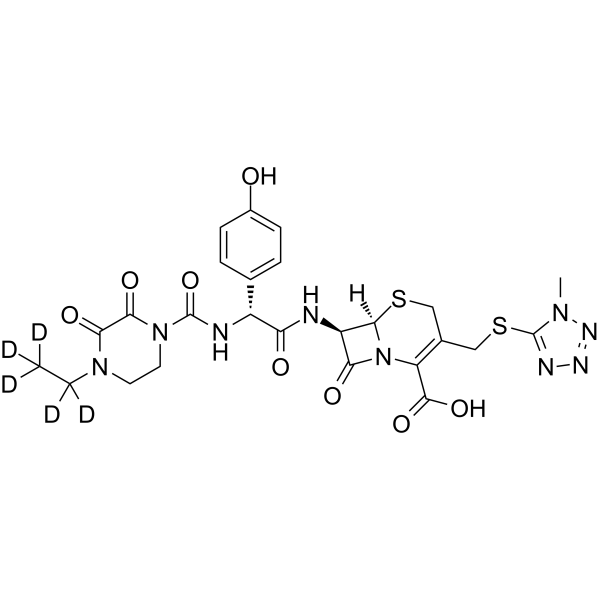 Cefoperazone-d5 Chemical Structure Cefoperazone-d5