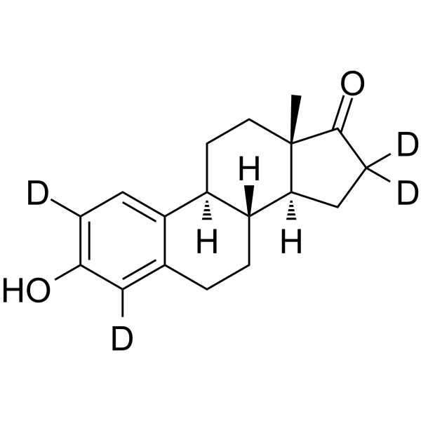 Estrone-d4 Chemical Structure Estrone-d4(Synonyms: E1-d4; Oestrone-d4)