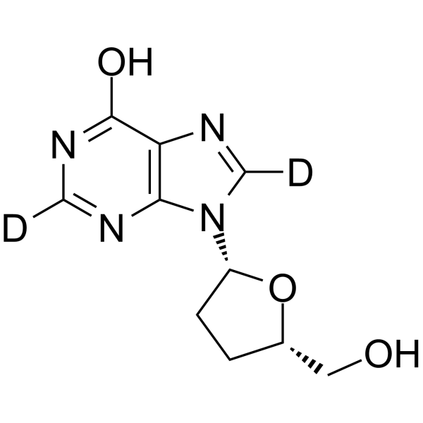 Didanosine-d2(Synonyms: 去羟肌苷 d2)