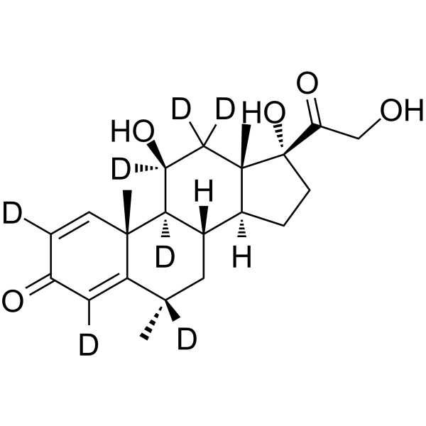 Methylprednisolone-d7 Chemical Structure Methylprednisolone-d7(Synonyms: U 7532-d7)