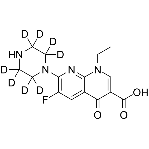 Enoxacin-d8 Chemical Structure Enoxacin-d8