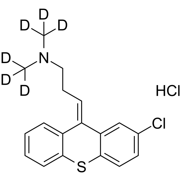 Chlorprothixene-d6 hydrochloride(Synonyms: 氯普噻吨盐酸盐 d6 (盐酸盐))