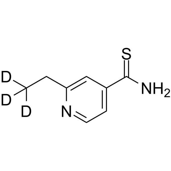 Ethionamide-d3 Chemical Structure Ethionamide-d3(Synonyms: 2-ethylthioisonicotinamide-d3)