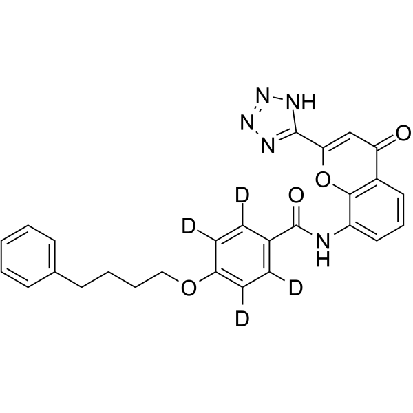Pranlukast-d4 Chemical Structure Pranlukast-d4(Synonyms: ONO-1078-d4)