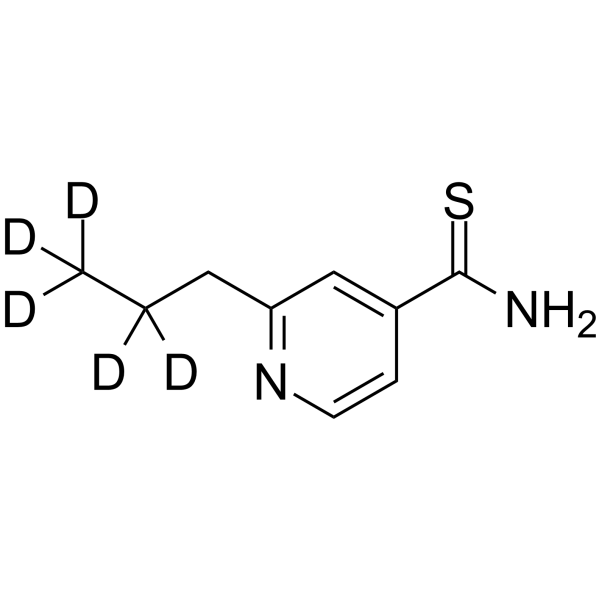 Prothionamide-d5 Chemical Structure Prothionamide-d5(Synonyms: Protionamide-d5)